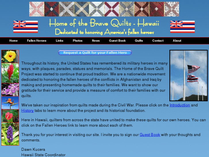 www.homeofthebravequiltshawaii.com