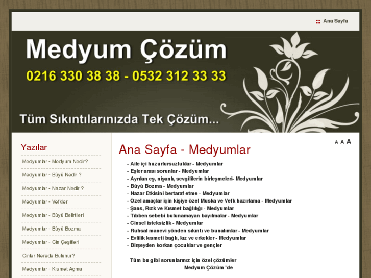 www.medyumcozum.com