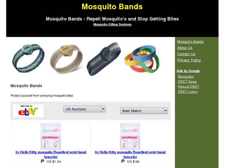 www.mosquitobands.net