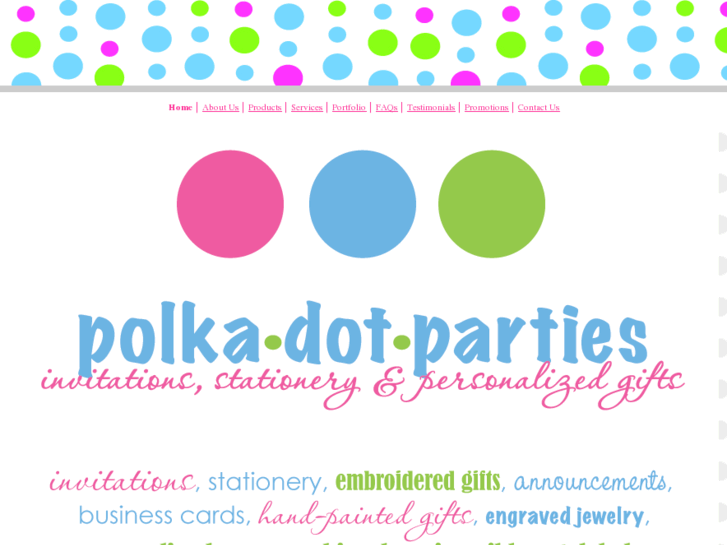 www.mypolkadotparties.com