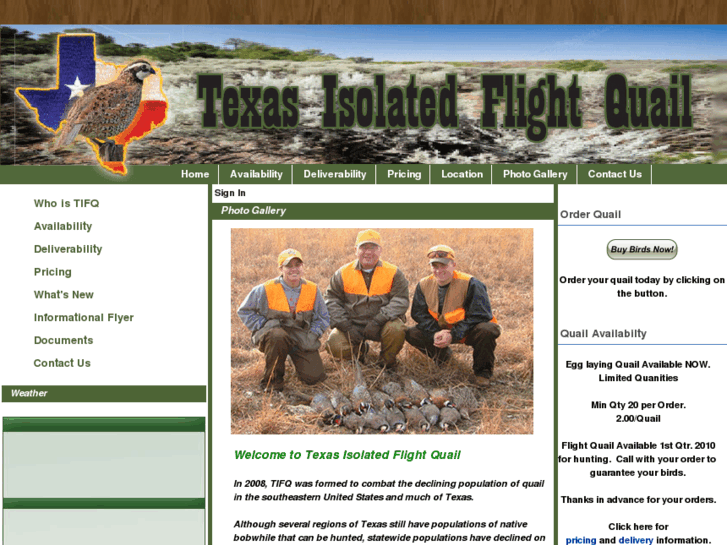 www.texasisolatedflightquail.com