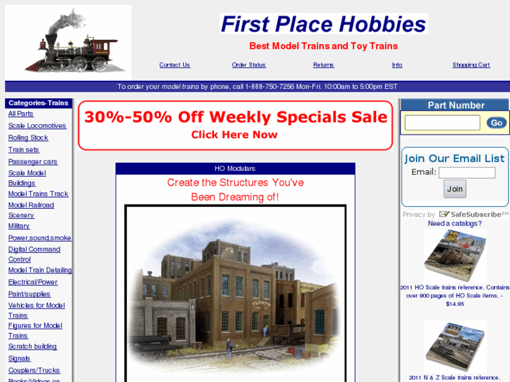 www.1stplacehobbies.com