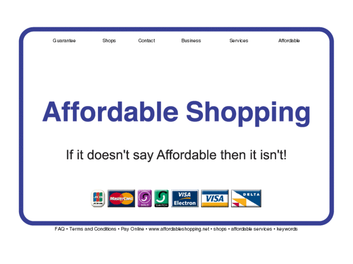 www.affordableshopping.net