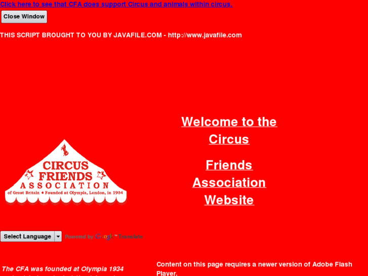 www.circusfriends.co.uk