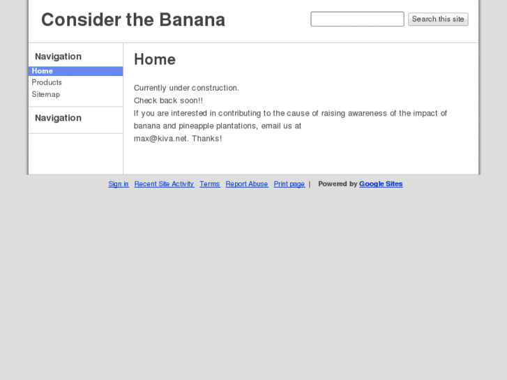 www.considerthebanana.org