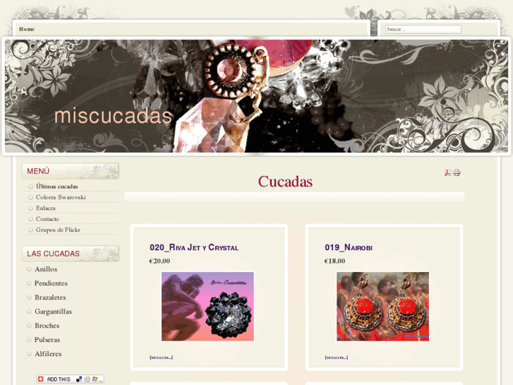 www.miscucadas.es