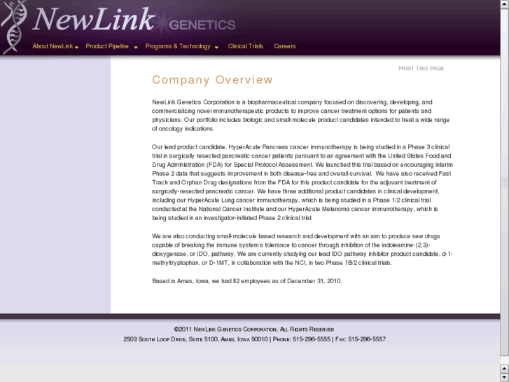 www.newlinkgenetics.com