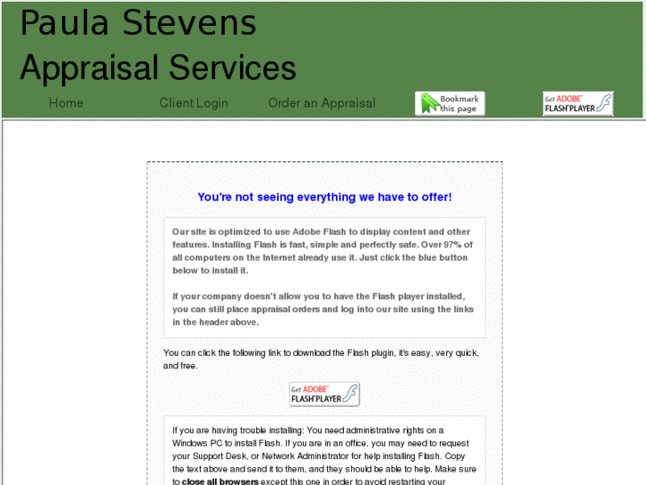 www.paulastevensappraisalservices.com