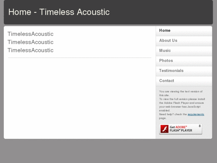 www.timelessacoustic.com