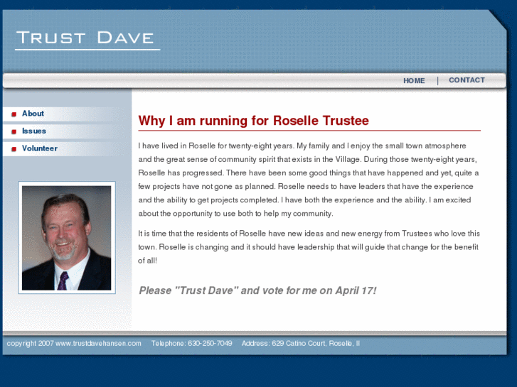www.trustdavehansen.com