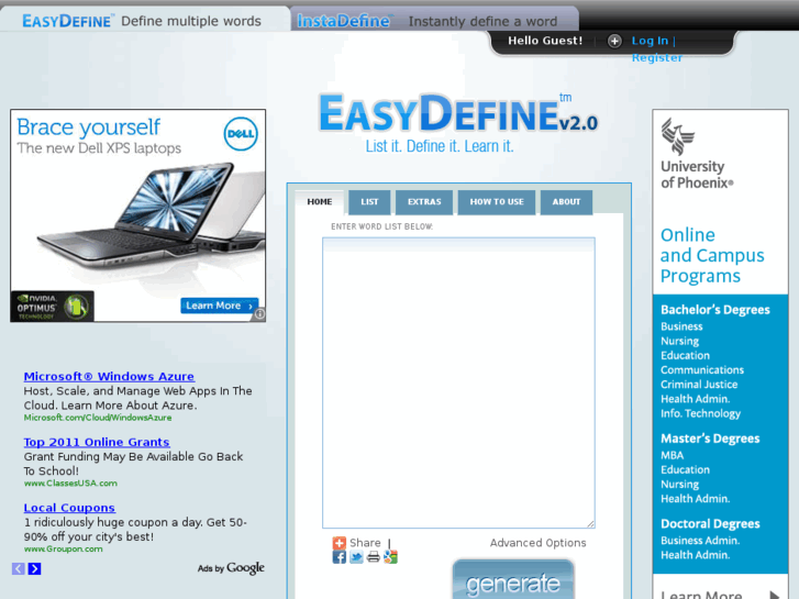 www.easydefine.com