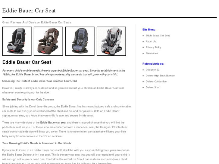 www.eddiebauercarseat.com