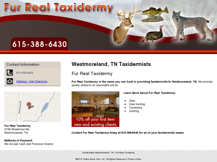 www.furrealtaxidermytn.com