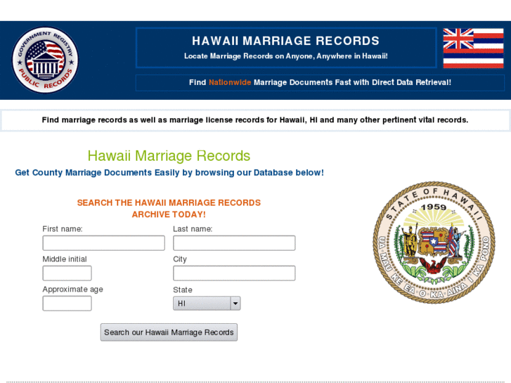 www.hawaiimarriagerecords.org