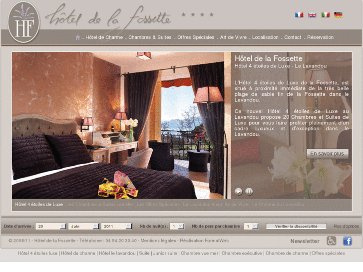 www.hotel-de-la-fossette.com