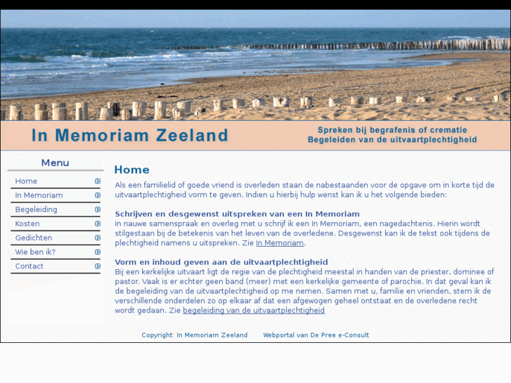 www.inmemoriamzeeland.nl