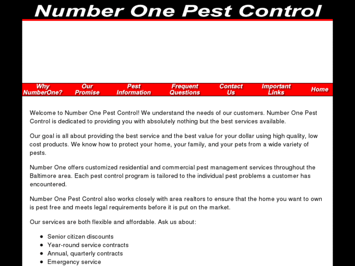 www.numberonepestcontrol.com