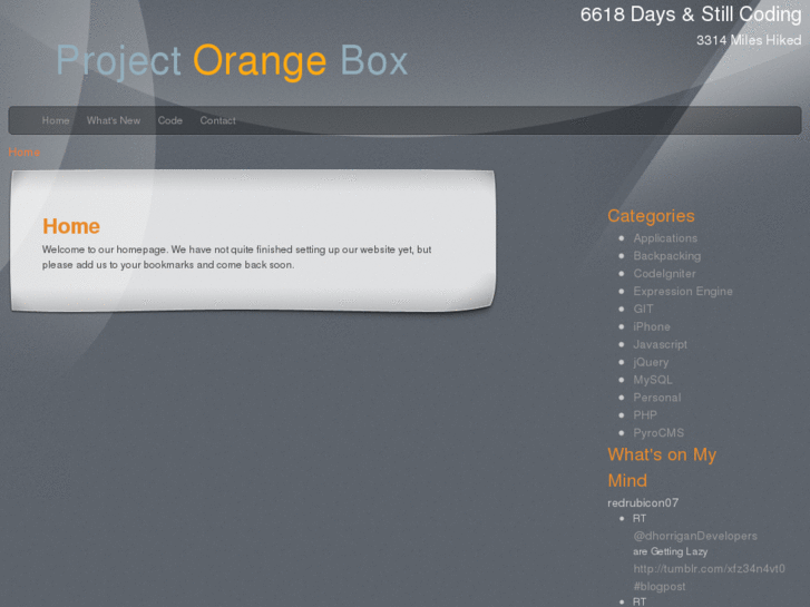 www.projectorangebox.com