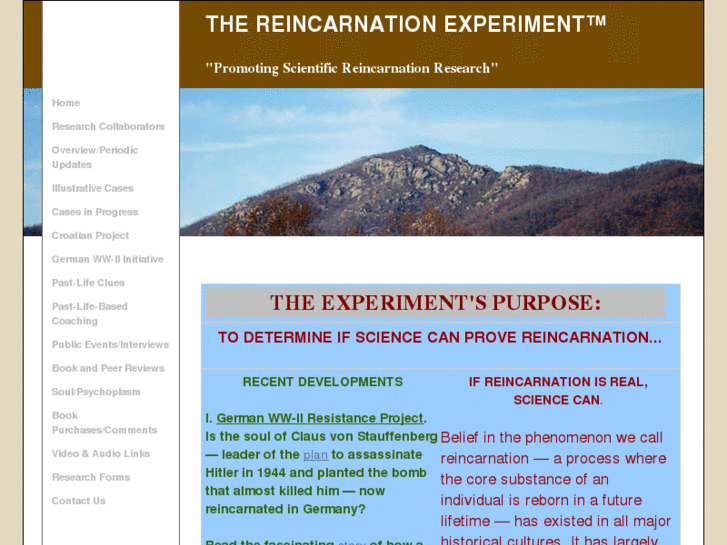 www.reincarnationexperiment.org