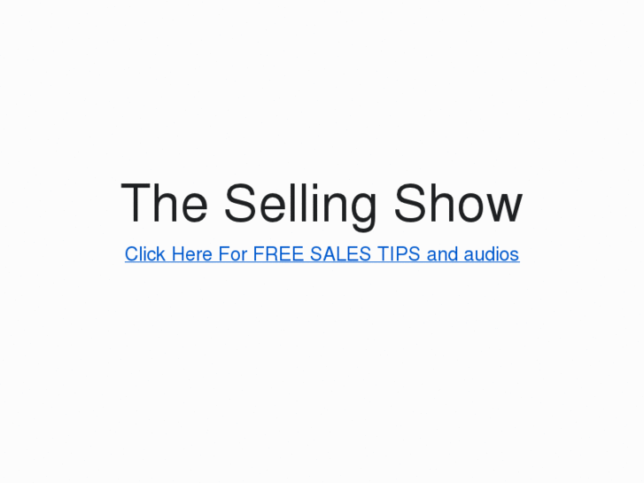 www.sellingshow.co.uk