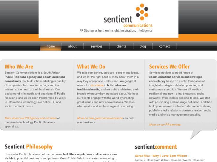 www.sentientcommunications.co.za
