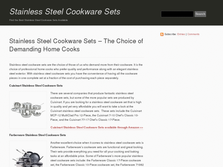 www.thestainlesssteelcookwaresets.com