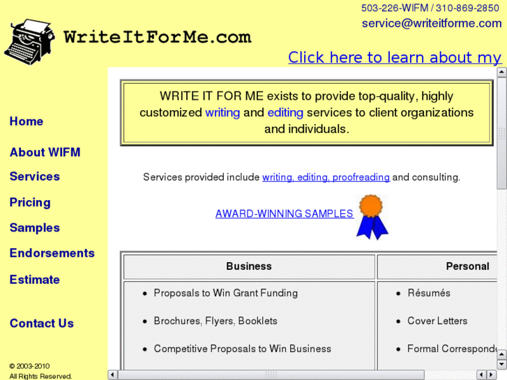 www.writeitforme.com