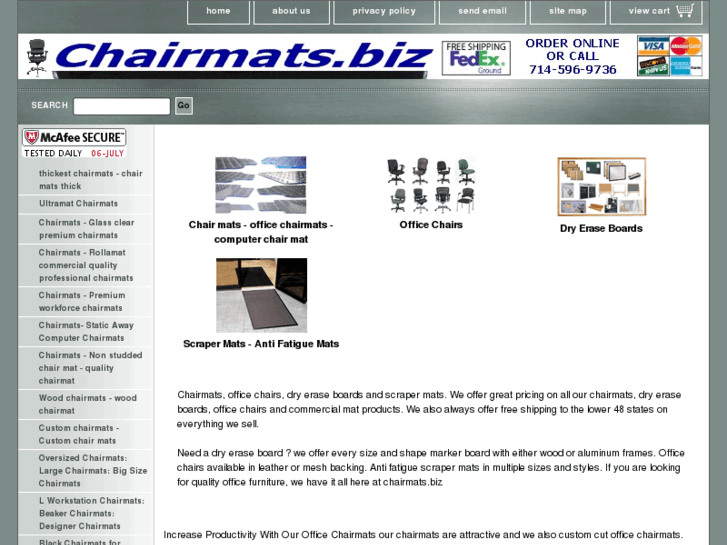 www.chairmats.biz