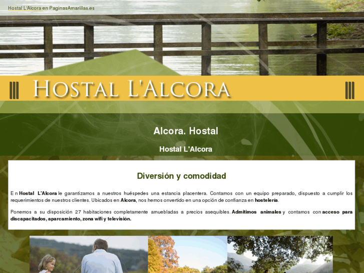 www.hostalalcora.com