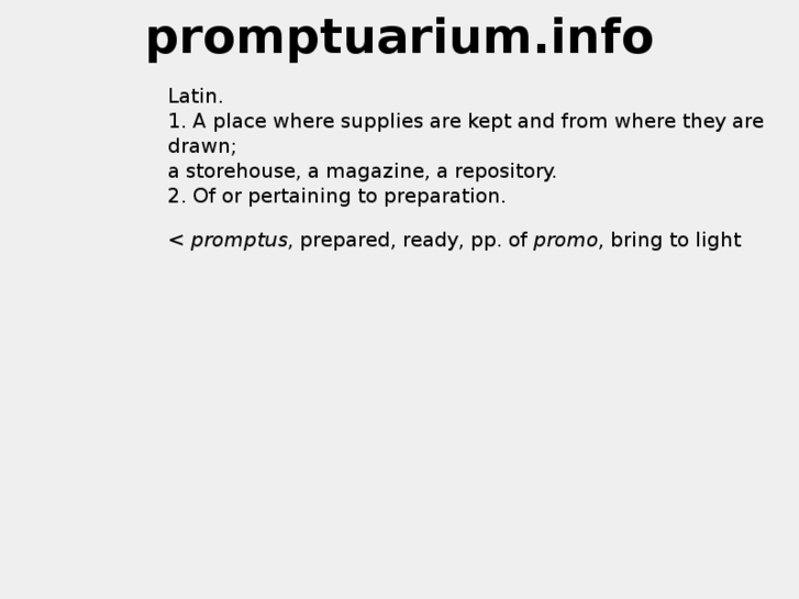 www.promptuarium.info