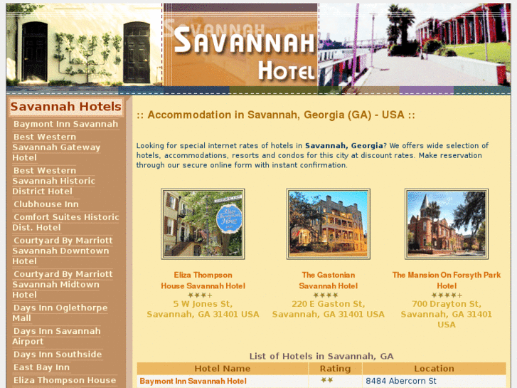 www.savannahhotel.info