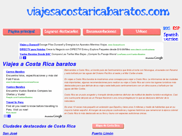 www.viajesacostaricabaratos.com