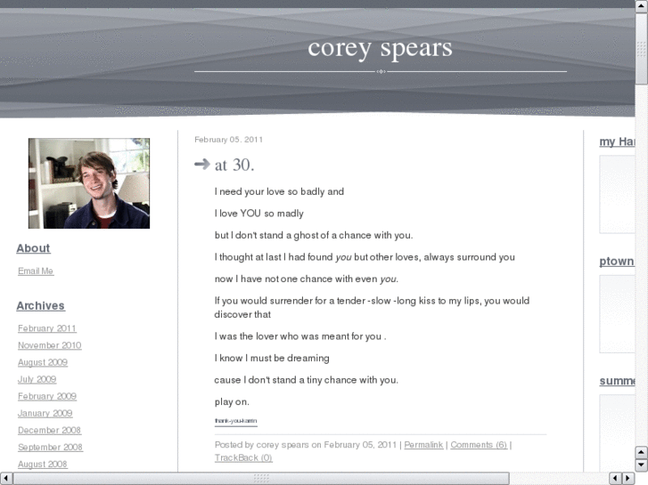 www.coreyspears.com