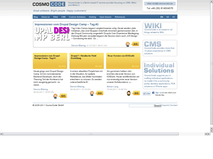 www.cosmocode.biz
