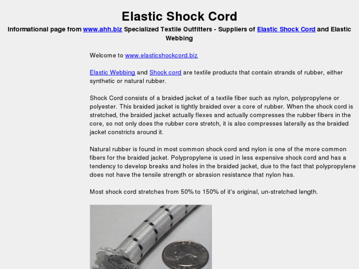 www.elasticshockcord.biz