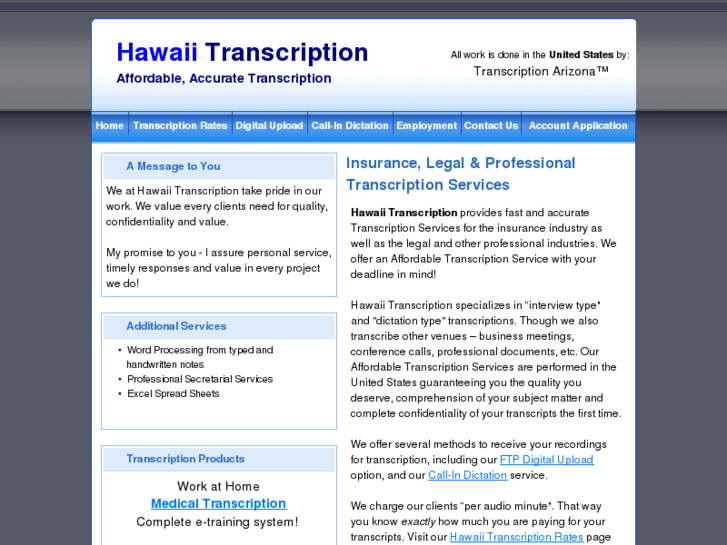 www.hawaiitranscription.com