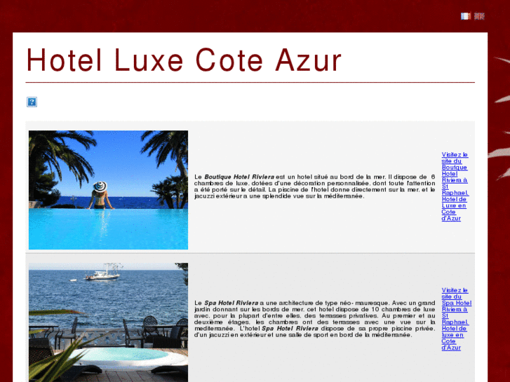 www.hotel-luxe-cote-azur.com