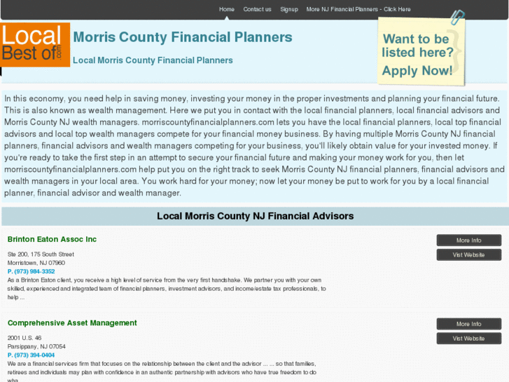 www.morriscountyfinancialplanners.com