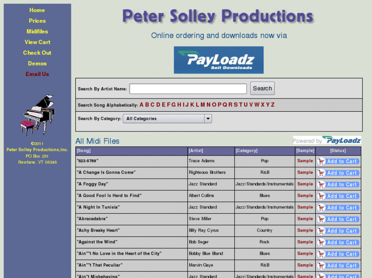 www.petersolleyproductions.com