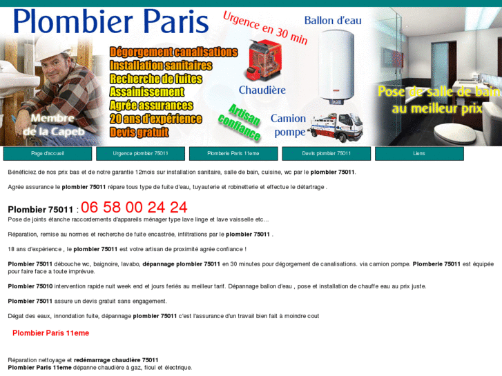 www.plombier75011.net