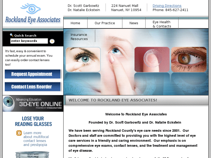 www.rocklandeyecare.com