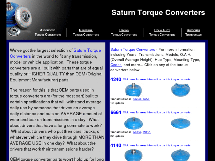 www.saturntorqueconverter.com