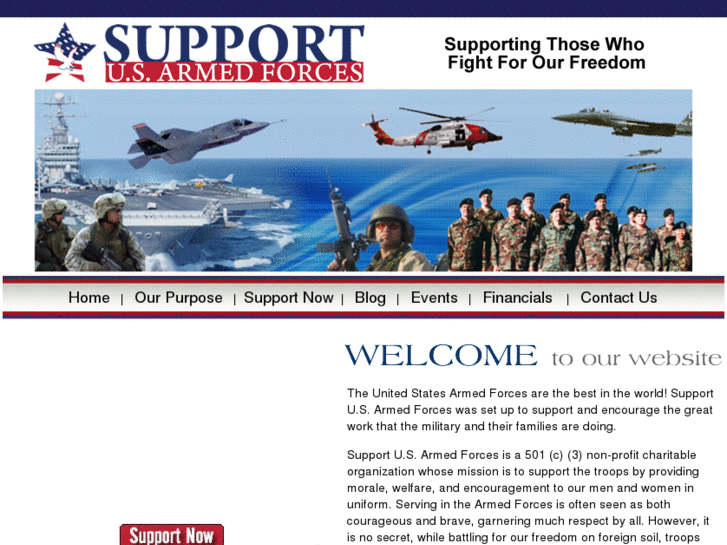 www.supportusarmedforces.org