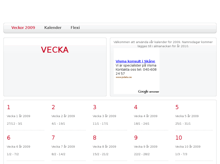 www.vecka.net