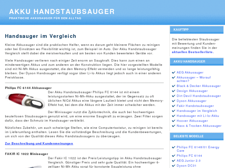 www.akku-handstaubsauger.com