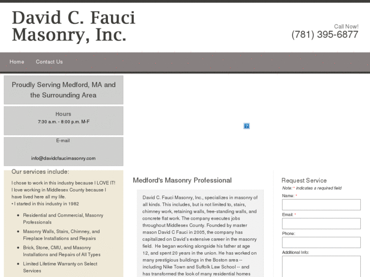www.davidcfaucimasonry.com