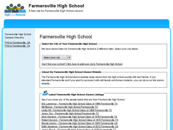 www.farmersvillehighschool.org