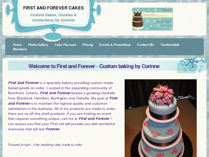 www.firstandforevercakes.com