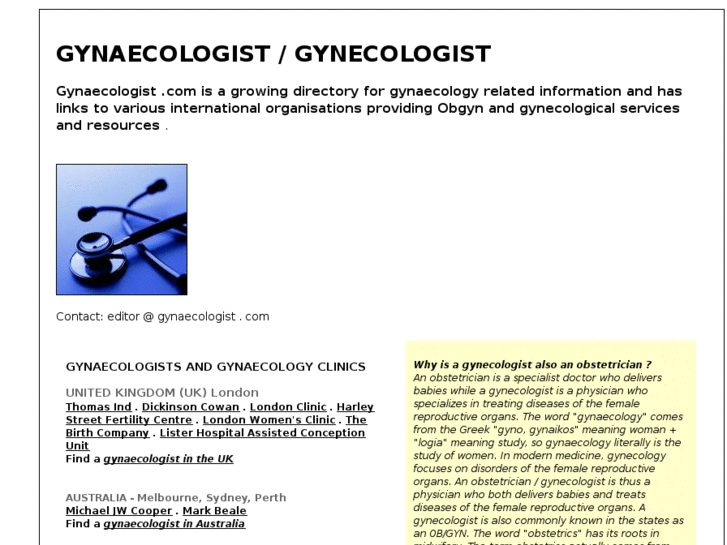 www.gynaecologist.com