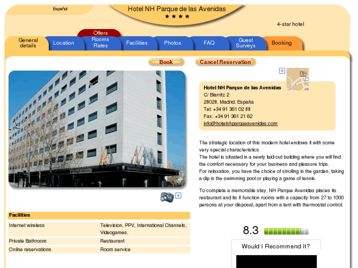 www.hotelnhparqueavenidas.com